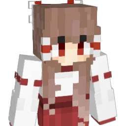 reimuparadise Minecraft avatar bust