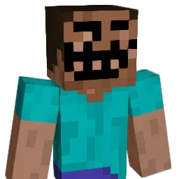 replqcement Minecraft avatar bust