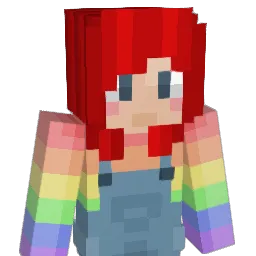 rnbwTrash Minecraft avatar bust