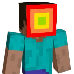 robodott Minecraft avatar bust