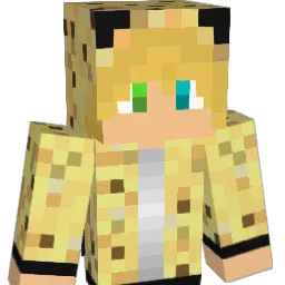 rolschaatsen Minecraft avatar bust