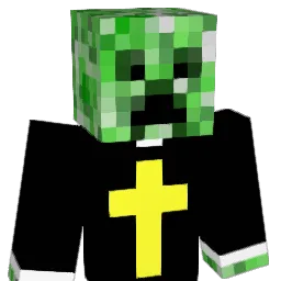santek Minecraft avatar bust
