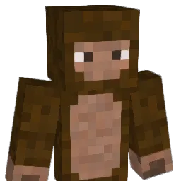 sasquatching Minecraft avatar bust