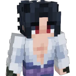 sasuketan Minecraft avatar bust