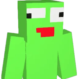 scarled Minecraft avatar bust