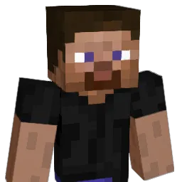 sckoped Minecraft avatar bust