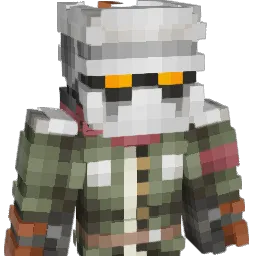 scruffman Minecraft avatar bust