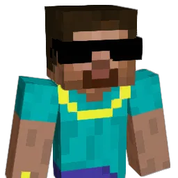 scuberculosis Minecraft avatar bust