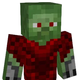 scupless Minecraft avatar bust