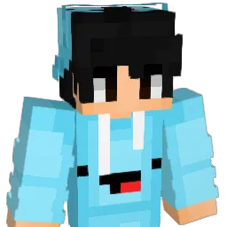 sidelong Minecraft avatar bust