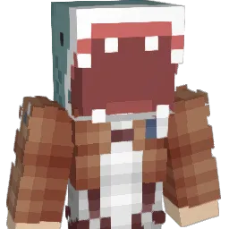 siusame Minecraft avatar bust