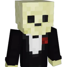 skeletxn Minecraft avatar bust