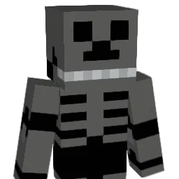 skully444 Minecraft avatar bust