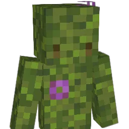 sleepymossqueen Minecraft avatar bust