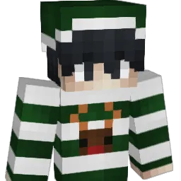 speeeding Minecraft avatar bust