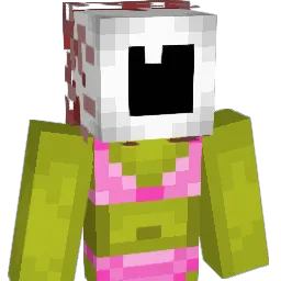 ssatina Minecraft avatar bust