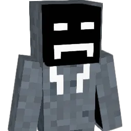 stagered Minecraft avatar bust