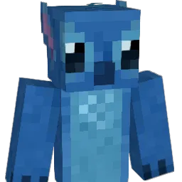 stitchblu Minecraft avatar bust
