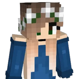 stjumping Minecraft avatar bust