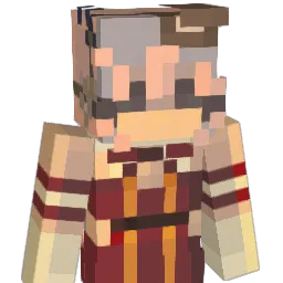 strcssed Minecraft avatar bust