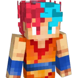 supasaiyan Minecraft avatar bust