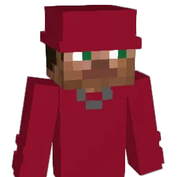 suprising Minecraft avatar bust