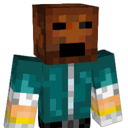 syina Minecraft avatar bust