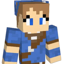 t56743 Minecraft avatar bust