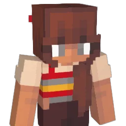 tcangela Minecraft avatar bust
