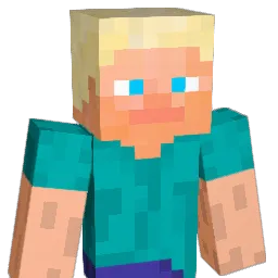 teear Minecraft avatar bust