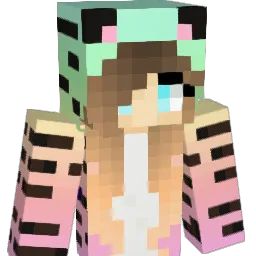 tegreana Minecraft avatar bust