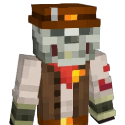 terachad Minecraft avatar bust