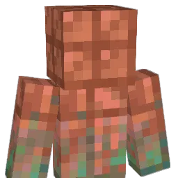 that1braincell Minecraft avatar bust