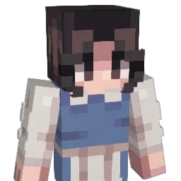 thatgirlB Minecraft avatar bust