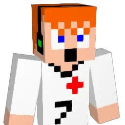the21stman Minecraft avatar bust