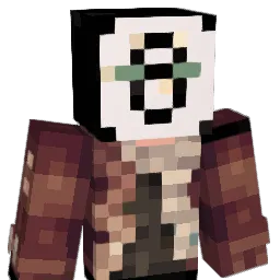 the8ball Minecraft avatar bust