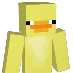 thereisaduck Minecraft avatar bust