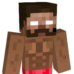 thicchomi Minecraft avatar bust