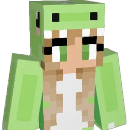 thinkariana Minecraft avatar bust