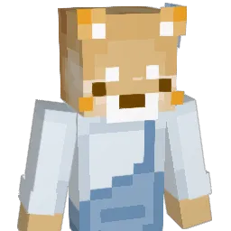 tomoshibako Minecraft avatar bust