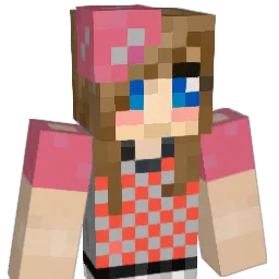 toomochan Minecraft avatar bust