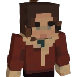 torchflower Minecraft avatar bust