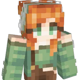toriefire Minecraft avatar bust