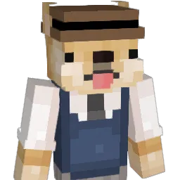 towelwate Minecraft avatar bust