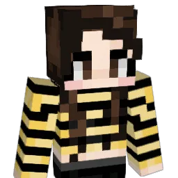 triangelina Minecraft avatar bust