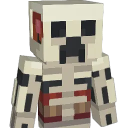 troomer Minecraft avatar bust