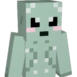 tsukibukii Minecraft avatar bust