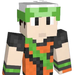 tunined Minecraft avatar bust