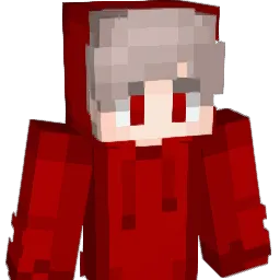 twinred Minecraft avatar bust