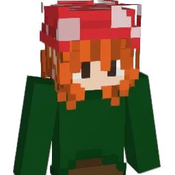 unadorned Minecraft avatar bust